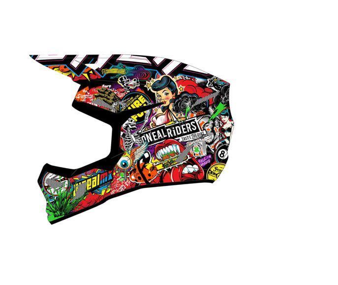 Oneal 3SRS Crank multicoloured Motocross Helmet/Kaciga