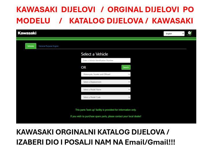 KAWASAKI KATALOG DIJELOVA /KAWASAKI EPC